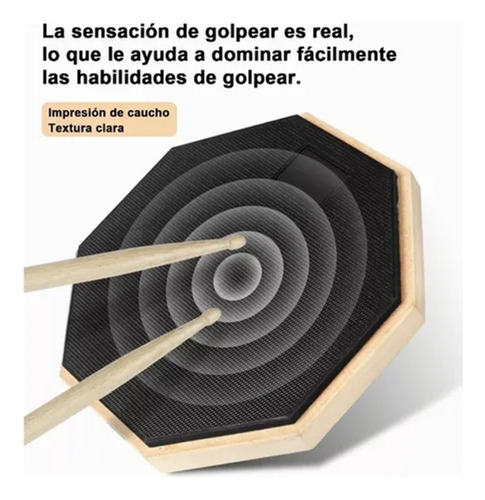 Batería Pad Practicador De 12 Pulgadas