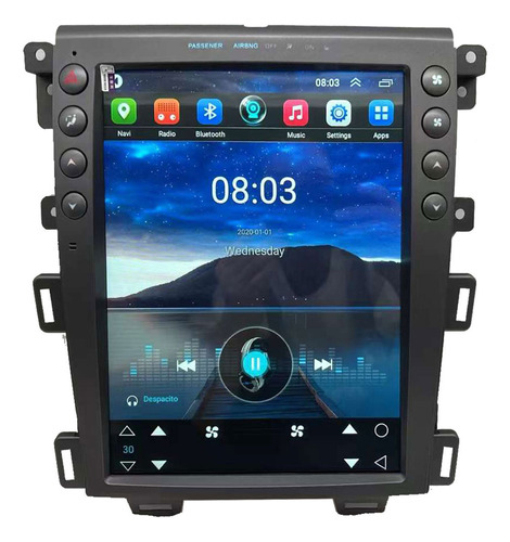 Auto Estereo Para Ford Edge 2009-2013 4+64 12.1' Carplay Ips .