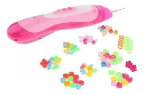 Kit De Chaquiras Con Trenzador Para Cabello