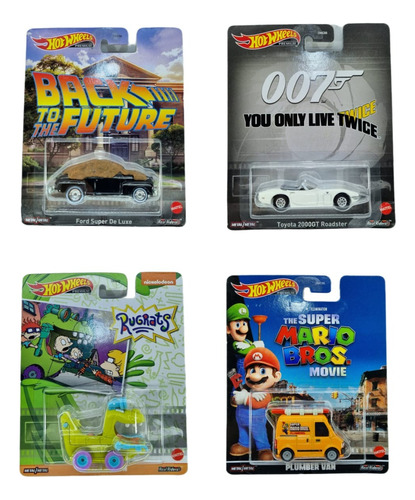 Serie Hot Wheels Mario Bros, Reptar, 007, Ford Super 2023