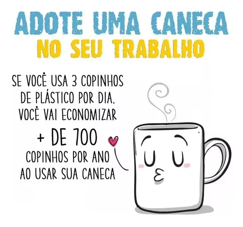 Caneca Flork Meme Meu Amor Por Você é Grande