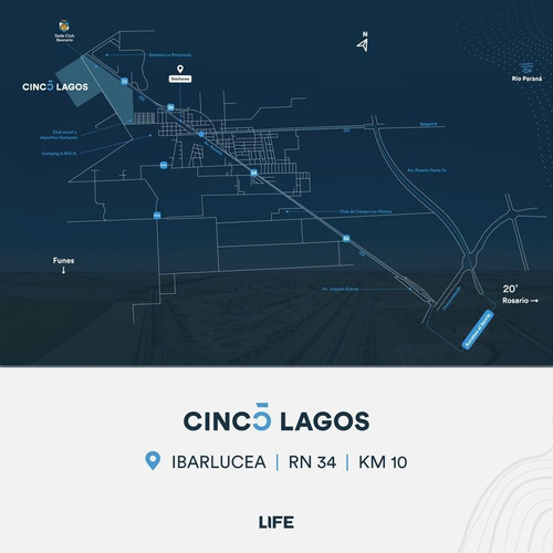 Imagen 26 de 30 de Cinco Lagos - 450 M2 - Ibarlucea