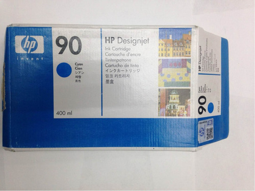 Cartucho Plotter Original Hp 90 Cyan. C5061a