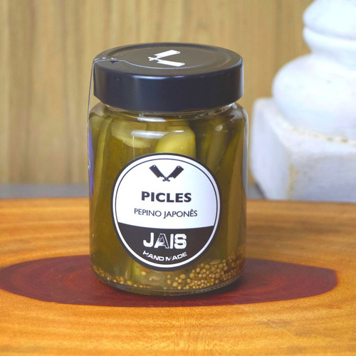 Picles De Pepino Japonês - Jais Handmade - 500g