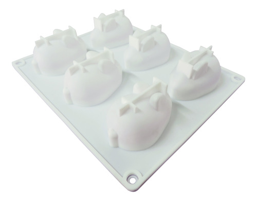 Molde Silicon Conejitos 3d Conejos Postres Chocolates Jabon