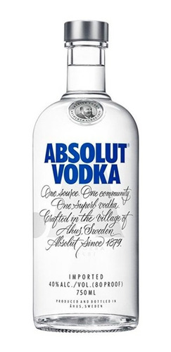 Vodka Absolut Clásico 750ml