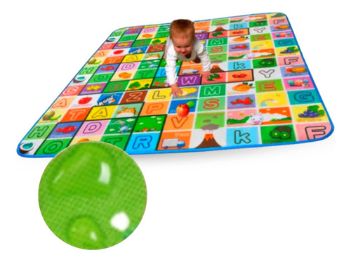 Tapete Tatame Infantil Bebê Atividades 2,00x1,80 Gigante Top