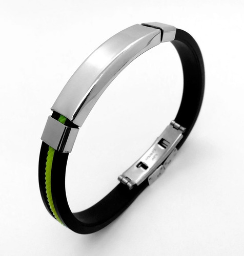 Imagen 2 de 7 de Pulsera Acero Alerta Médica Grabado Láser Personalizado 1114