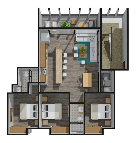 Imagen 8 de 14 de Departamento En Venta En Mezcales De 1 Recámara Araquuna