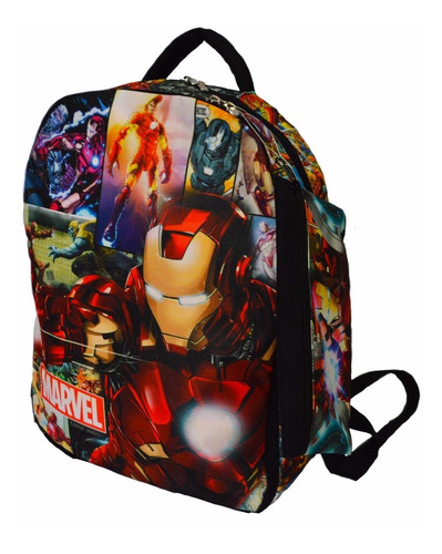 Morral + Cartuchera Comic Iron Man Marvel Maleta Avengers | Cuotas sin  interés