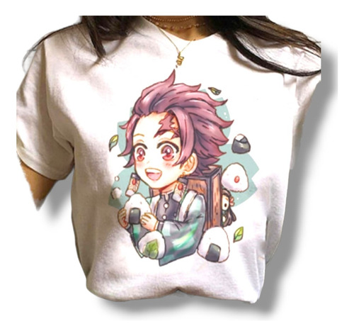 Playera Tanjiro Kamado Demon Slayer Kimetsu No Yaiba 