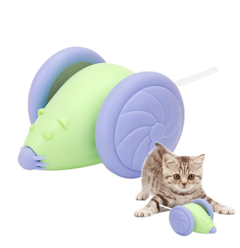 Juguete Interactivo Para Gatos Con Ratón Juguete Eléctrico P