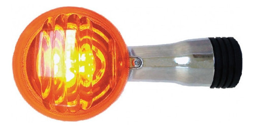 Faro Moto Gvs Drook Intruder Trasero Cromado Led Naranja