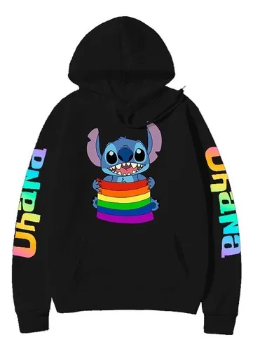 comprar Moletom Lilo & Stitch Bandeira Lgbt Desenho Ref1078