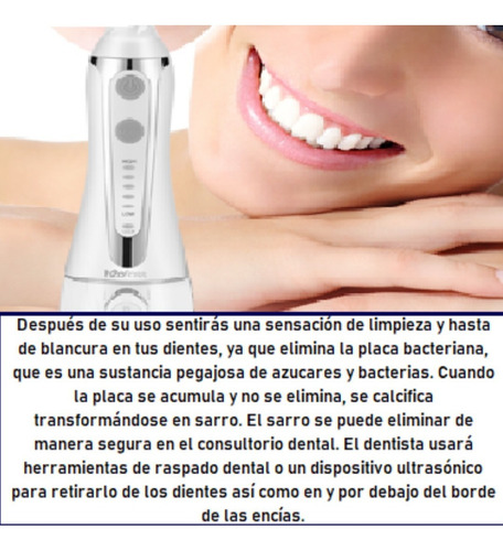 Irrigador Dental Limpieza Bucal