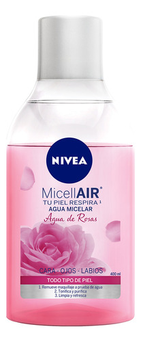 Pack - Nivea Face Agua De Rosas 50ml + Agua Micellair 400ml Día/noche