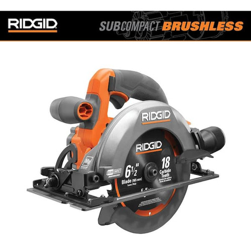 Sierra Circular Inalámbrica Ridgid 18v 6 1/2  Brushless