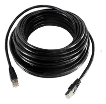 Comprar Cable De Red Ethernet Cat 6e Blindado P Exterior 30mts Negro