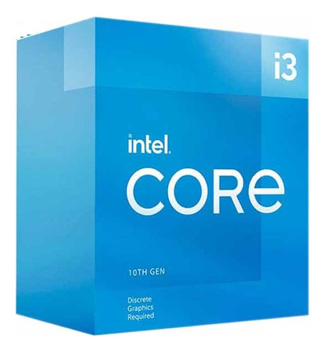 Procesador Intel Core I3-10105f 3.70 / 4.40 Ghz 6 Mb Lga1200
