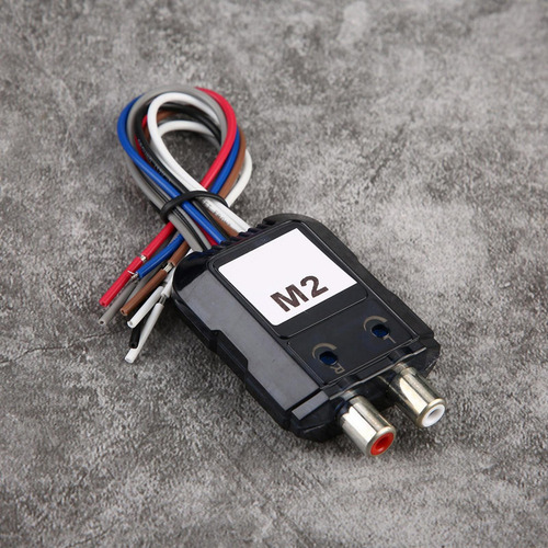 Convertidor De Audio Estéreo P/subwoofer De Auto 2 Canales