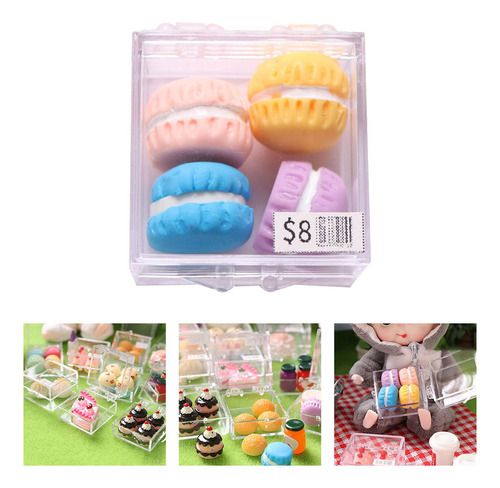 Xfw3 Caja De Postres En Miniatura, Mini Caja Para Estilo B