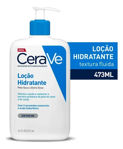 Loção Hidratante Corporal Sem Perfume CeraVe 473ml