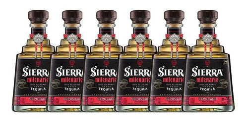 6x Tequila Sierra Milenario Reposado Premium