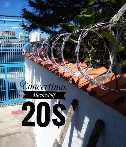 Concertinas De Acero Galvanizado De 45 Cm De Diametro 6 Mts