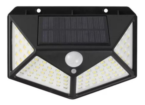 Imagen 3 de 10 de Focos Exteriores 100 Led Solar X5 + 1 Gratis Luz Fija Sensor