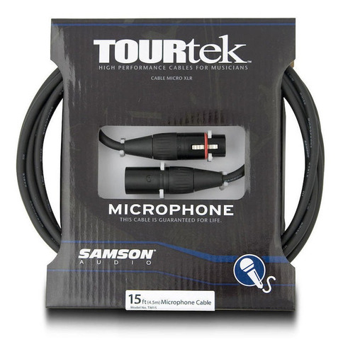 Cable De Micrófono Samson Tm15 4,5 Metros