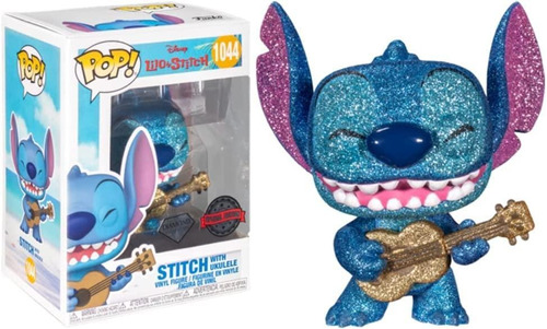 Disney Lilo & Stitch Stitch Con Ukulele Diamond Glitter Pop!