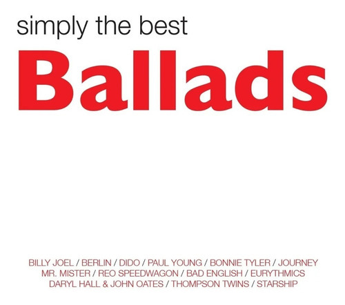 Ballads - Simply The Best - 2 Cd + Dvd