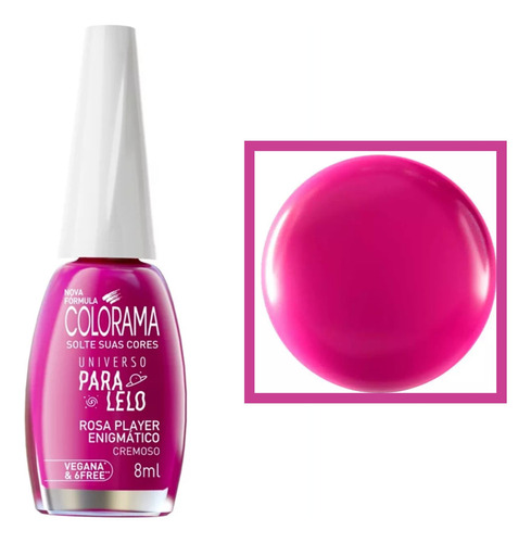 Esmalte Colorama Universo Paralelo Rosa Player Enigmatico