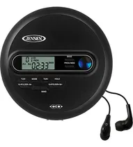 Comprar Jensen Reproductor De Cd Personal Portátil Cd-65, Reproductor De Cd\u002Fmp3 + Radio Digital Am\u002Ffm + Con Visualización Lcd De Graves Boost De 60 Segundos Anti Salto Cd R\u002Frw\u002Fauriculares Deportivos