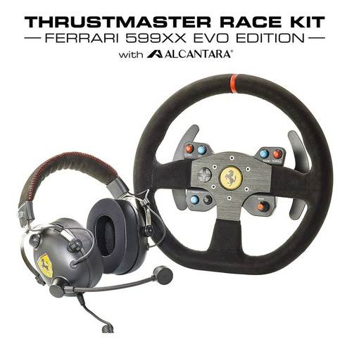 Thrustmaster Ferrari Timón + Audífonos Gamer Ps4/ Xbox/ Pc