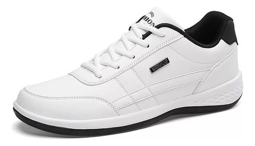 Tenis Ortopédicos Cómodos De Piel Sintética Para Hombre