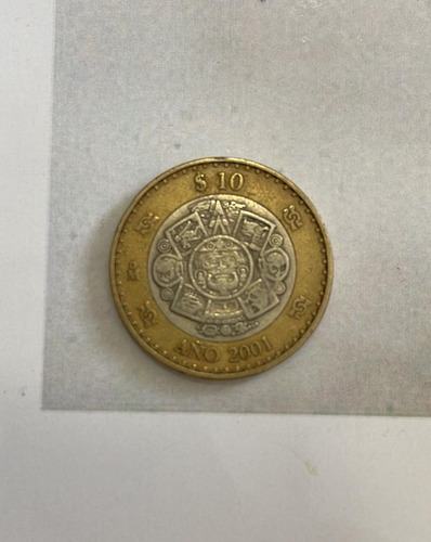 Moneda Del Año 2001