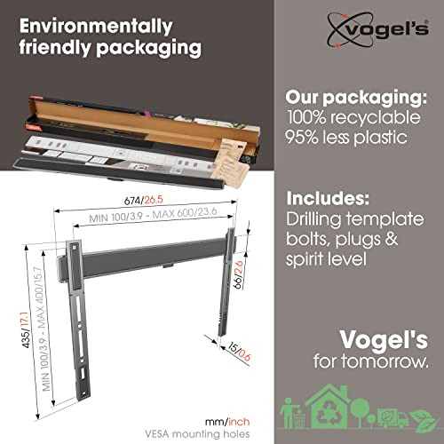 Soporte De Pared Para Tv Tvm 5605 De Vogel's, Extremadamente
