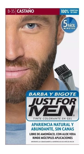 Just For Men Tintura Barba & Bigote Castaño