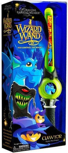 De Dragones Hadas Y Magos Clawtor Hand Held Wand Green