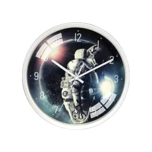 Reloj Pared Mural Redondo Diseño Astronauta 30cm