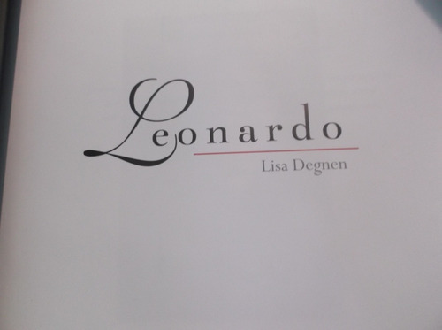 Leonardo- Lisa Degnen (biografia Leonardo Di Caprio) (Usado)