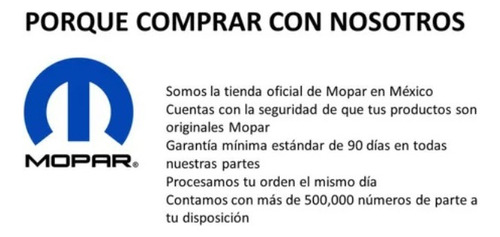 Tuerca Y Retén Cierre Con Reborde Hexagonal M12x1.50 Mopar