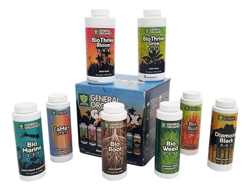 Nutrientes General Hydroponics Go Box Kit Cultivo Hidroponia