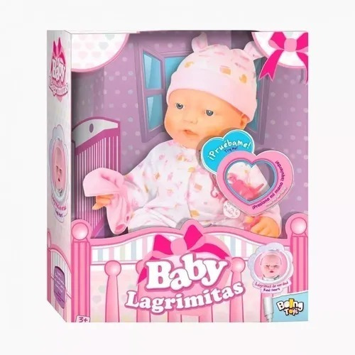 Muñeca Baby Lagrimitas Juguete Niña Boing Toys Bebé Llora