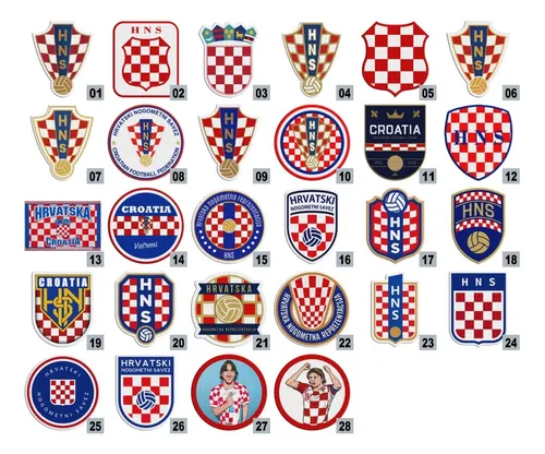 Parche Termoadhesivo Escudo 7,5 Cm Seleccion Croacia