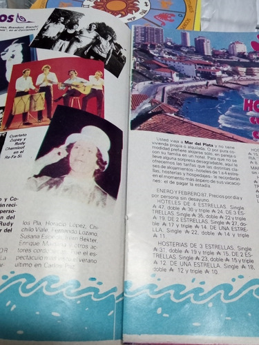Suplemento Especial Teatros Temporada 1987 Revista Tv Guía. (Usado)