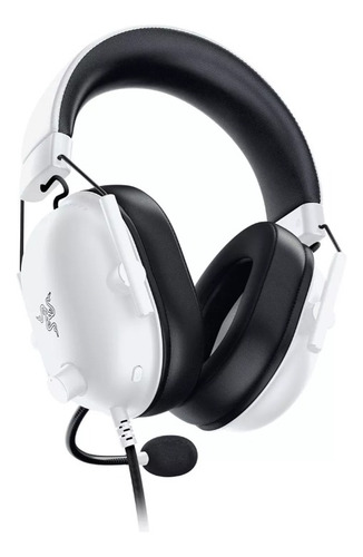Auriculares Gamer Razer Blackshark V2 X Pc Ps4 Switch 3.5mm Color Blanco