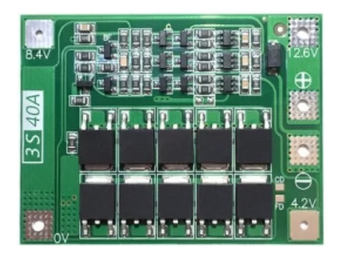 Cargador De Bateria De Litio 3s 40a  12.6v Pcm Bms