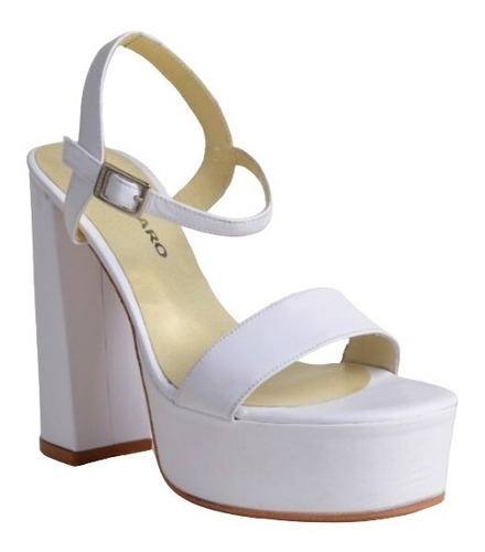 Sandalias De Fiesta Taco De Mujer De Cuero Gaynor - Ferraro
